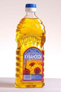 Масло подсолнечное Кубанское любимое, нерафинированное 0,5 л 